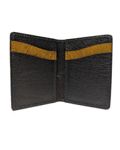 Load image into Gallery viewer, Shibizhi Wallet, Part of the Diné Bikéyah-Made Line. Full Grain Leather with Silver Button. Made in the Navajo Nation.